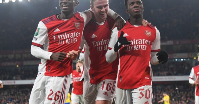 Sao trẻ lập hat-trick, Arsenal thẳng tiến vào bán kết Cúp Liên đoàn