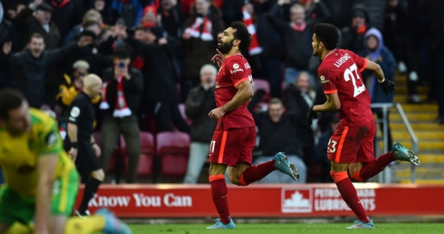 Salah và tân binh Diaz lập công, Liverpool thắng trận thứ 8 liên tiếp