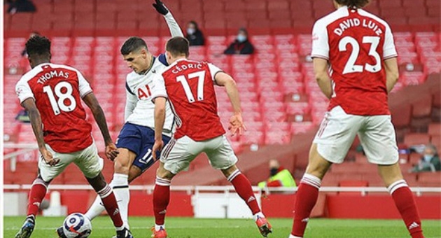 Bàn thắng ‘không tưởng’ của sao Tottenham vào lưới Arsenal