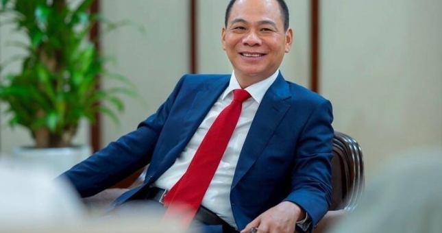 Tỷ phú Phạm Nhật Vượng vươn lên dẫn đầu Đông Nam Á về độ giàu có