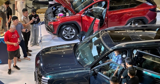 Hyundai Tucson Hybrid và Palisade Hybrid lần đầu xuất hiện công khai tại Việt Nam, dự kiến ra mắt vào tháng 9
