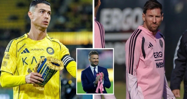 Beckham tính tạo địa chấn, đưa Ronaldo về đá cặp với Messi