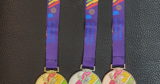 Bộ huy chương cho SEA Games 31 chính thức được ra mắt