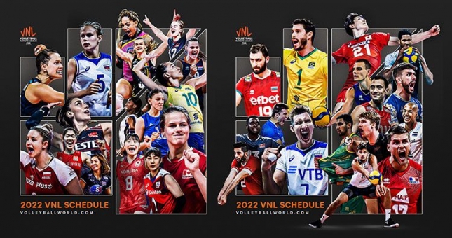 Lịch thi đấu tuần 1 giải bóng chuyền nam Volleyball Nations League 2022