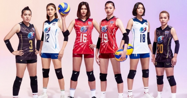 Tuyển bóng chuyền nữ Thái Lan có trang phục thi đấu mới