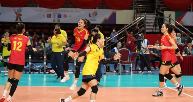 Bảo vệ HCB SEA Games, bóng chuyền nữ Việt Nam vẫn không thể 'vượt qua' Indonesia