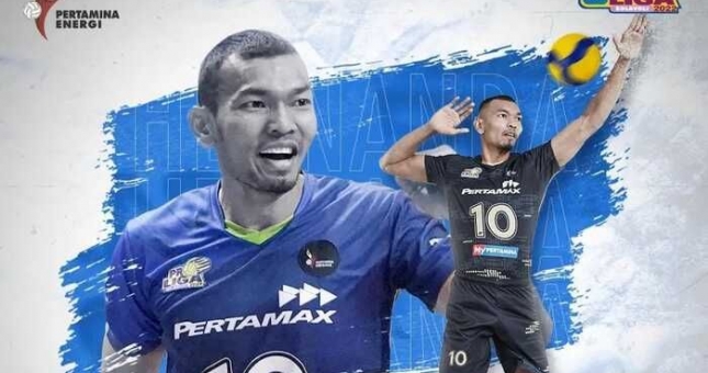 Sao bóng chuyền Indonesia trở thành đồng đội mới của Quản Trọng Nghĩa