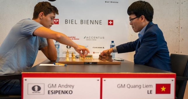 Lê Quang Liêm vô địch Biel Grandmaster 2022