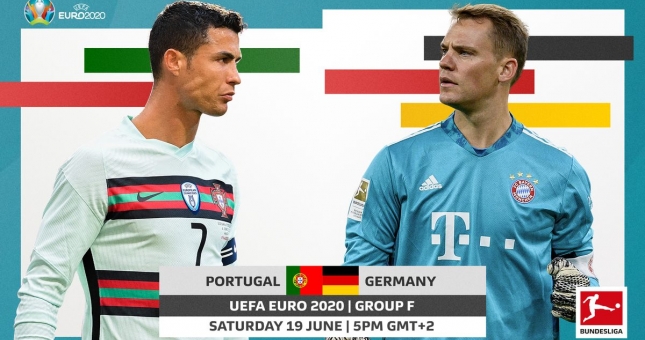 Xem trực tiếp Bồ Đào Nha vs Đức - EURO 2021 ở đâu? Kênh nào?