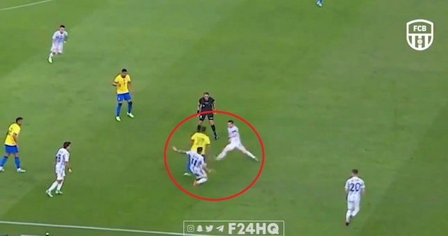 NHM bất ngờ khi Messi vào bóng thô bạo tại Copa America