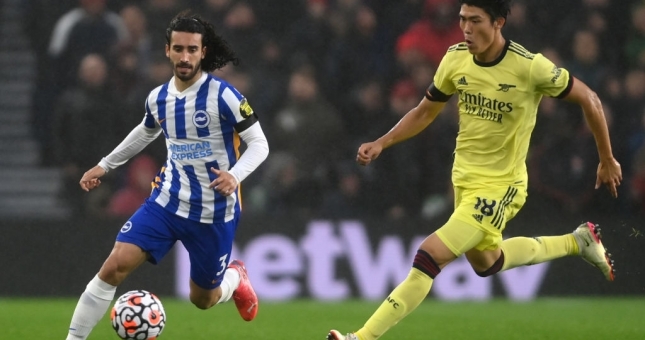 Brighton cân bằng điểm số với MU, Liverpool sau trận đấu với Arsenal