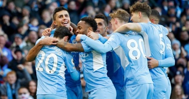 Man City dễ dàng đánh bại Everton trên sân nhà