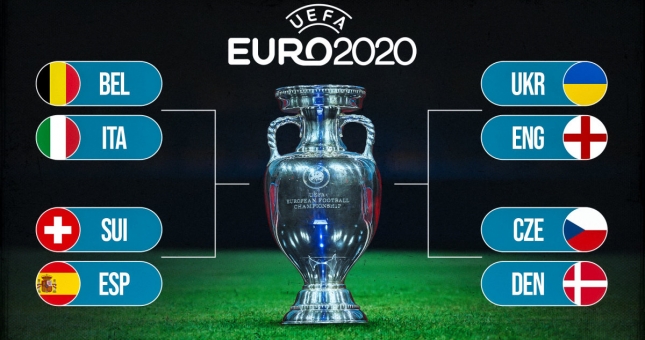 Nhánh đấu vòng knock-out Euro 2021: Xác định các đại diện bán kết