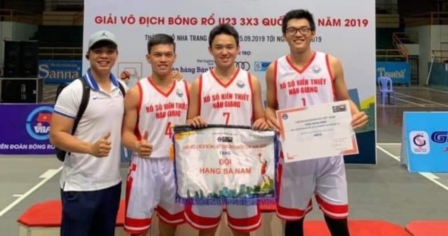 Bóng rổ Hậu Giang quyết tâm giành huy chương vàng tại giải U23 Quốc gia