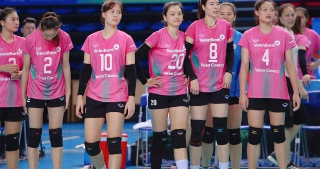 Mất trụ cột, đội bóng chuyền nữ Ngân hàng Công Thương đặt mục tiêu trụ hạng