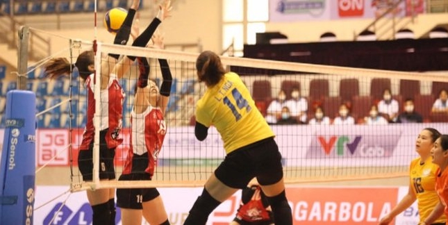 Hóa chất Đức Giang thắng nghẹt thở Đăk Lăk tại trận mở màn vòng 2 giải bóng chuyền VĐQG 2021