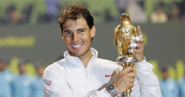 Thắng nhọc Monfils, Nadal lên ngôi vô địch Qatar Open 2014