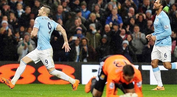 Man City 6-0 West Ham: Negredo lập hat-trick, MC cầm chắc vé vào chung kết