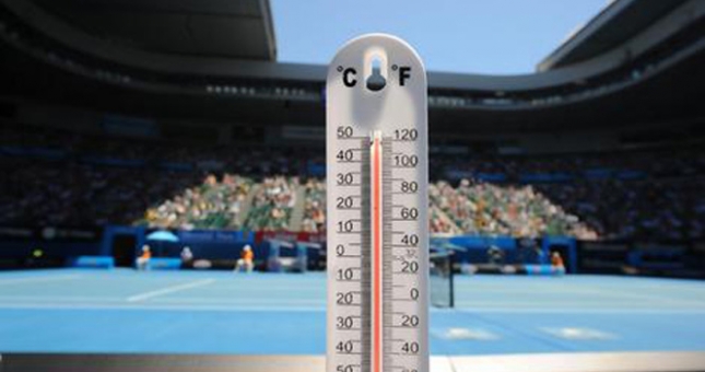Australia Open 2014: Các tay vợt phàn nàn về cái nóng hơn 40 độ