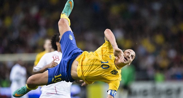 Video bóng đá: Tuyệt phẩm xe đạp chổng ngược của Ibra đẹp nhất năm 2013