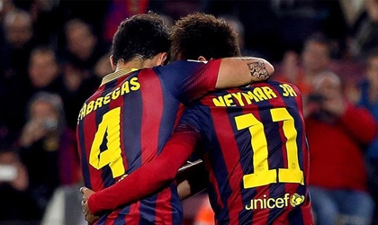 Cesc: 'Neymar làm tôi nhớ Cruyff'