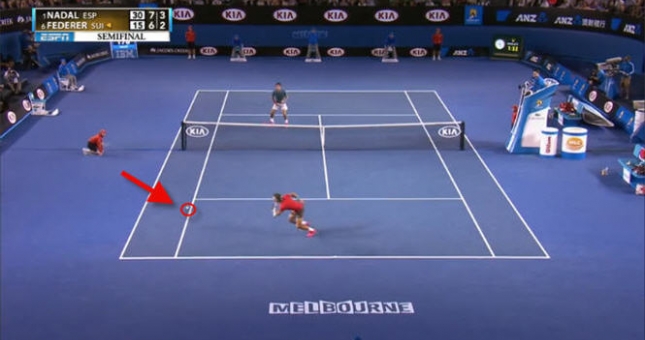Video tennis: Pha cứu bóng không tưởng của Rafael Nadal (bán kết Australian Open 2014)