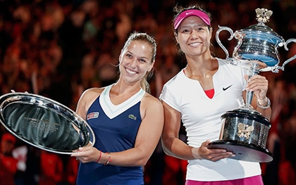 Li Na đăng quang thuyết phục