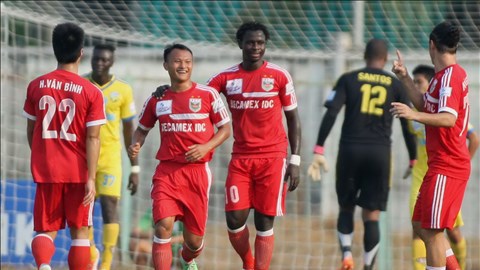 Thắng đậm HV.An Giang, B.BD leo lên vị trí thứ 5 BXH