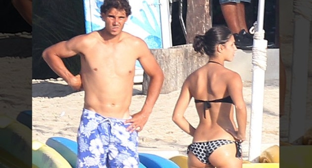 Nadal như 'mất sổ gạo' khi đi chơi với bồ xinh đẹp