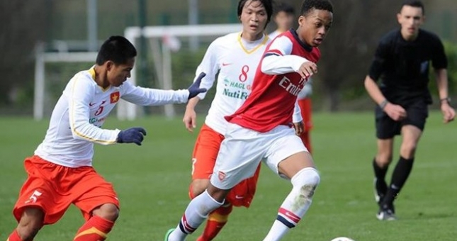 Video bàn thắng: U19 Việt Nam 3-0 U19 Arsenal (Giao Hữu)