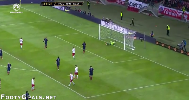 Video bàn thắng: Ba Lan 0-1 Scotland (Giao hữu quốc tế)