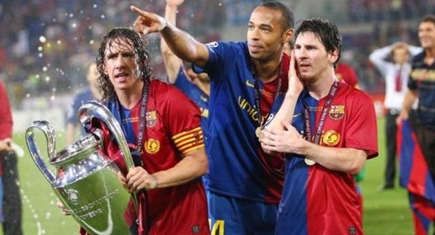Henry chào mời Puyol đến Mỹ thi đấu