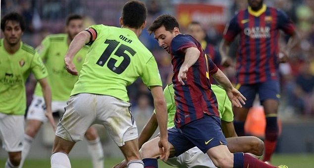 Video bàn thắng: Barca 7-0 Osasuna (Vòng 28 - VĐQG Tây ban Nha)