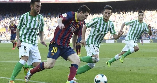 Video bàn thắng: Barcelona 3-1 Real Betis (VĐQG Tây ban Nha 2013/14)