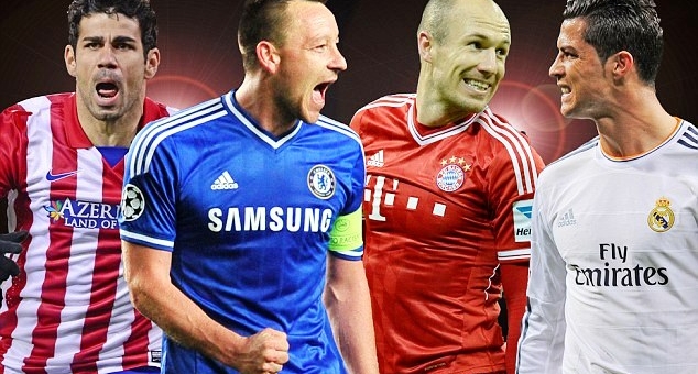Bayern gặp Chelsea, Atletico đụng Real sau lễ bốc thăm thử