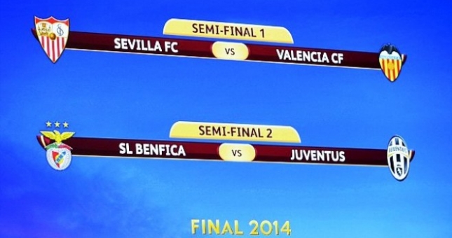 Juve gặp Benfica ở bán kết Europa League 2014