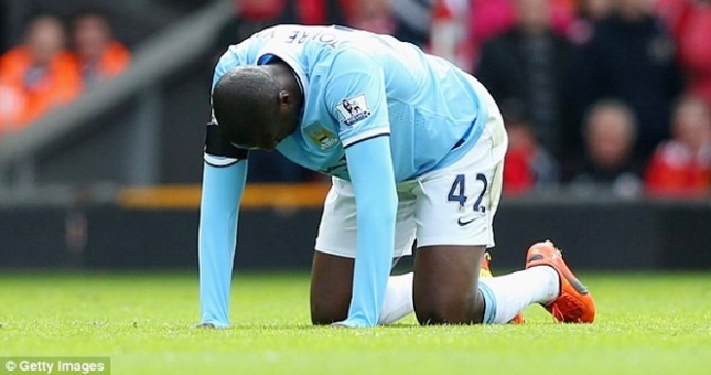 Man City có thể mất Yaya Toure đến hết mùa giải
