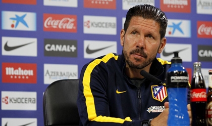 Diego Simeone: 'Tôi không quan tâm tới chức vô địch của Real Madrid'