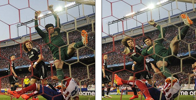 VIDEO Petr Cech rời sân chỉ sau 15 phút thi đấu