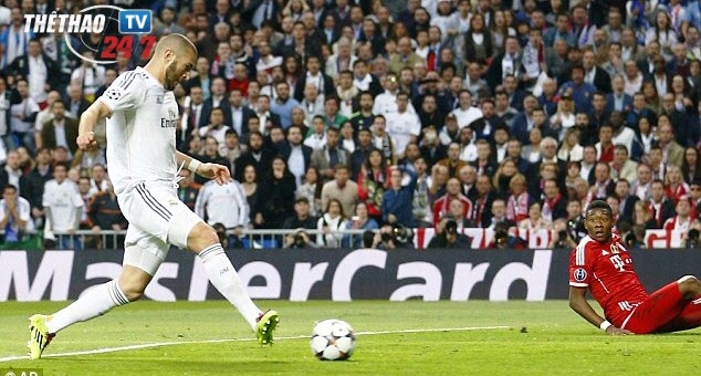 Video bàn thắng: Real Madrid tạm chiếm lợi thế trước Bayern Munich