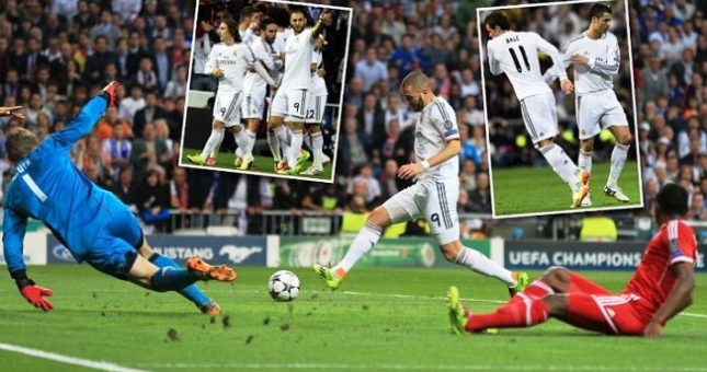 Benzema ghi bàn, Real thắng sát nút Bayern Munich