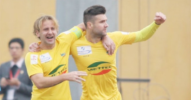 Đội hình tiêu biểu lượt đi V-League 2014: Thanh Hoá và Bình Dương áp đảo