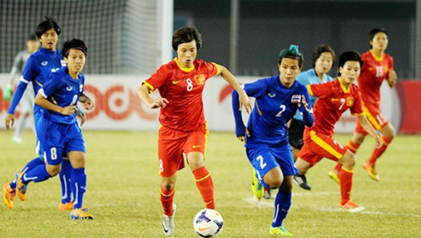 Video bàn thắng: Nữ Việt Nam 1-2 Nữ Thái Lan (Play-off World Cup 2015)