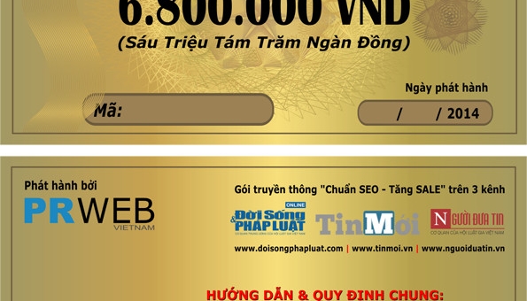 Gói truyền thông “Chuẩn SEO - Tăng SALE” phát hành Voucher