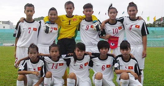 Đánh bại Singapore, U14 nữ Việt Nam gặp Thái Lan ở bán kết