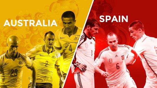 Link sopcast xem trực tiếp Australia vs Tây Ban Nha World Cup 2014