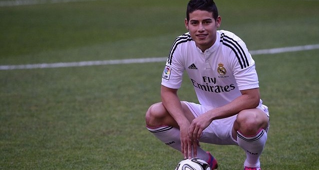 VIDEO: James Rodriguez hào hứng trong buổi tập đầu tiên ở Real