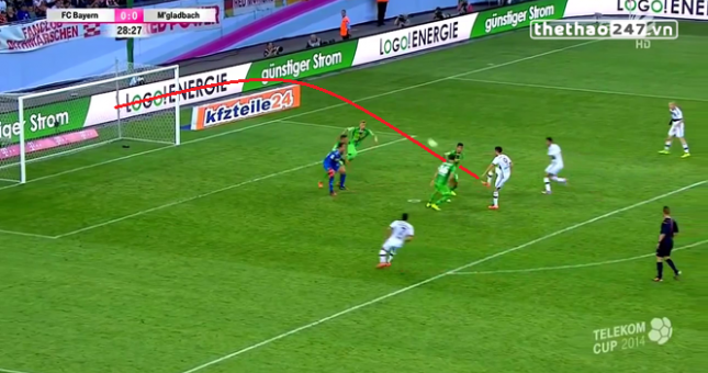 VIDEO: Siêu phẩm lốp bóng của Lewandowski vào lưới Monchengladbach