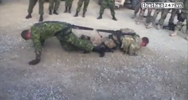 VIDEO: màn so tài kéo co ngược của binh sỹ Canada vs USA