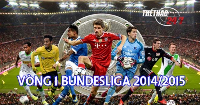 Lịch thi đấu, Tỉ lệ kèo vòng 1 Bundesliga 2014/2015